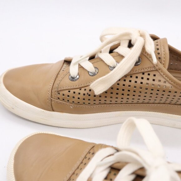 Calvin Klein Marigold Leather Fashion Sneakers Women's Size 8 (EU 38)Brown Shoes - Picture 7 of 16
